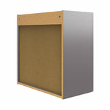 Ameriwood Home Camberly 23.43-in W x 23.68-in H Particleboard Graphite Grey Wall-mount Utility Storage Cabinet