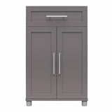 Ameriwood Home Camberly 23.46-in W x 39.2-in H Particleboard Graphite Grey Freestanding Utility Storage Cabinet