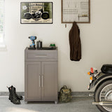 Ameriwood Home Camberly 23.46-in W x 39.2-in H Particleboard Graphite Grey Freestanding Utility Storage Cabinet