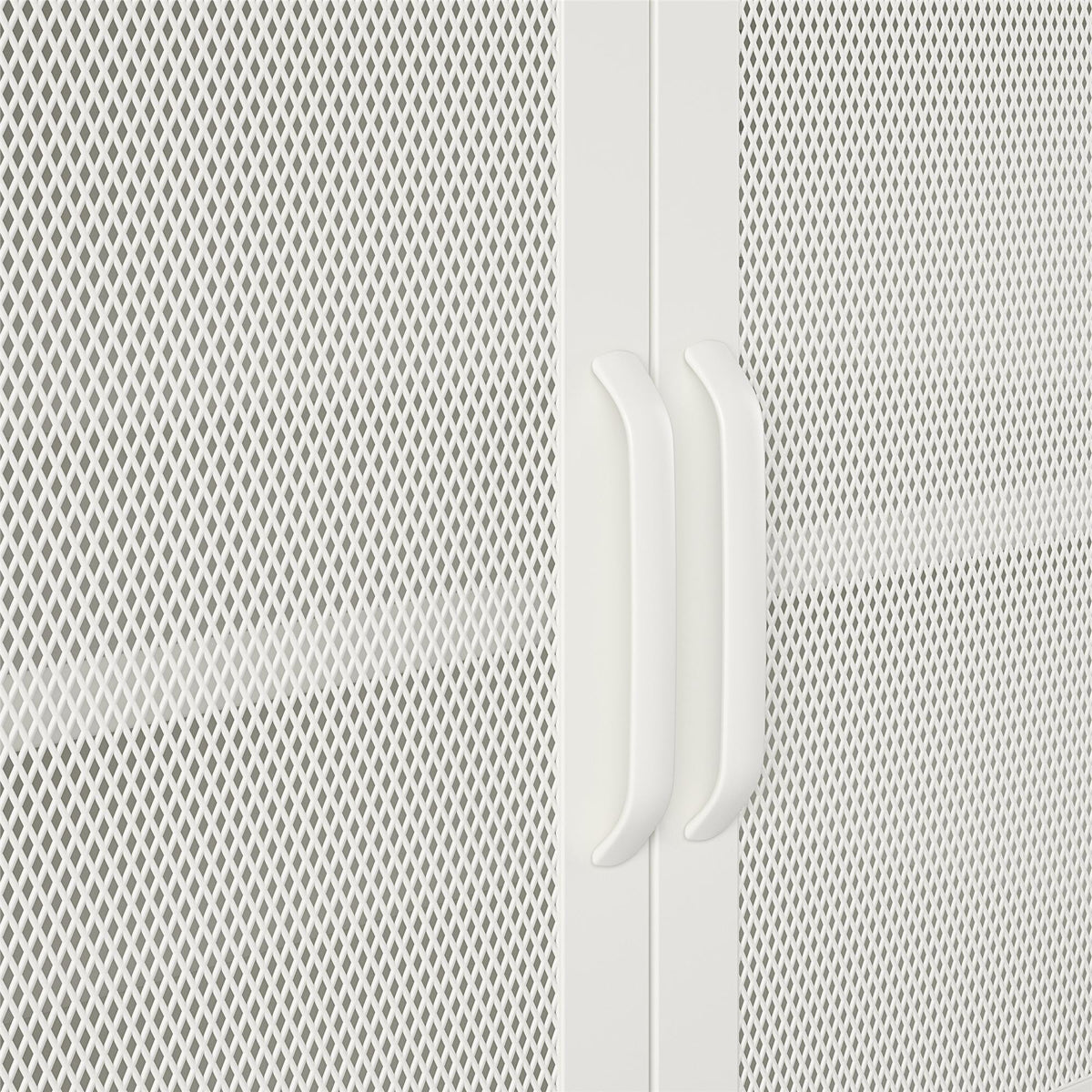 Ameriwood Home Sunset District 39.37-in W x 25.2-in H Steel White Freestanding Utility Storage Cabinet