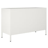 Ameriwood Home Sunset District 39.37-in W x 25.2-in H Steel White Freestanding Utility Storage Cabinet