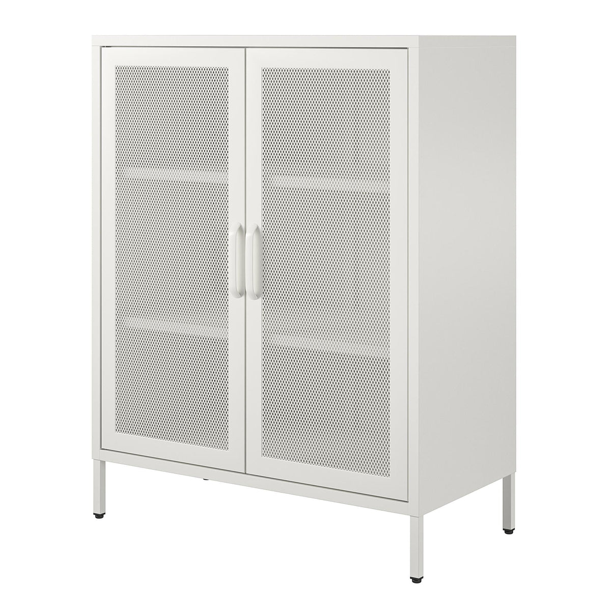 Ameriwood Home Sunset District 31.5-in W x 39.96-in H Steel White Freestanding Utility Storage Cabinet