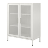 Ameriwood Home Sunset District 31.5-in W x 39.96-in H Steel White Freestanding Utility Storage Cabinet