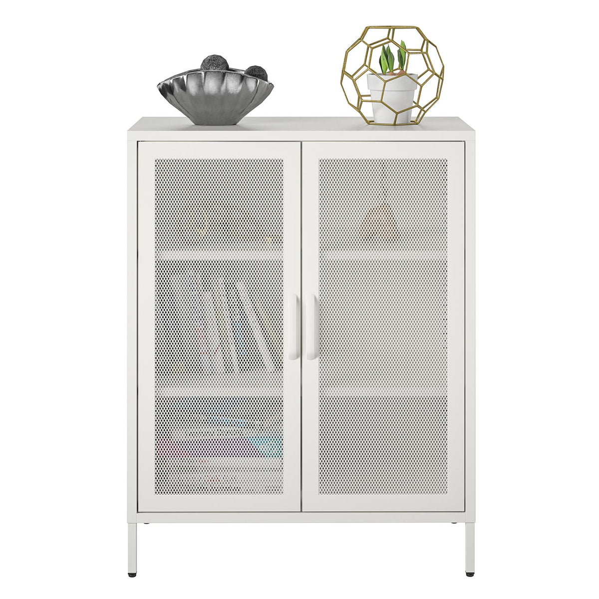 Ameriwood Home Sunset District 31.5-in W x 39.96-in H Steel White Freestanding Utility Storage Cabinet