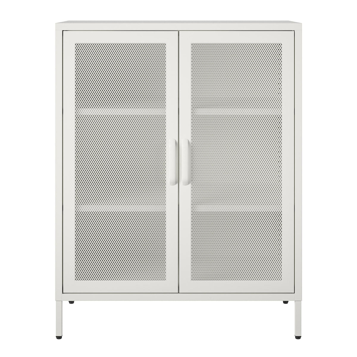 Ameriwood Home Sunset District 31.5-in W x 39.96-in H Steel White Freestanding Utility Storage Cabinet