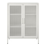 Ameriwood Home Sunset District 31.5-in W x 39.96-in H Steel White Freestanding Utility Storage Cabinet