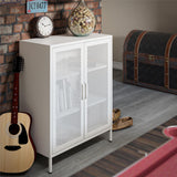 Ameriwood Home Sunset District 31.5-in W x 39.96-in H Steel White Freestanding Utility Storage Cabinet