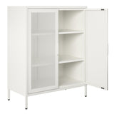 Ameriwood Home Sunset District 31.5-in W x 39.96-in H Steel White Freestanding Utility Storage Cabinet