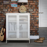 Ameriwood Home Sunset District 31.5-in W x 39.96-in H Steel White Freestanding Utility Storage Cabinet