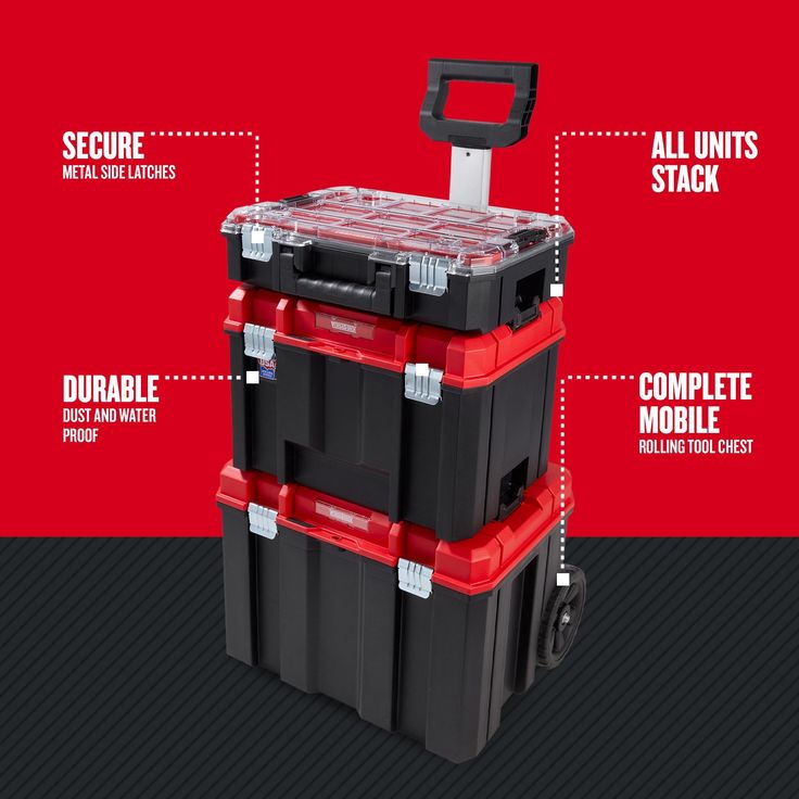 CRAFTSMAN 17.126-in W x 30.9-in H Black Metal Wheels Lockable Tool Box