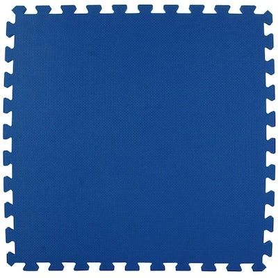 Greatmats Economy 20-Pack 24-in x 24-in Blue Foam Tile Multipurpose Flooring