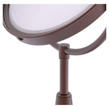 Allied Brass 8-in x 15-in Antique Copper Double-Sided Magnifying Countertop Vanity Mirror