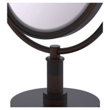 Allied Brass 8-in x 15-in Distressed Bronze Double-Sided Magnifying Countertop Vanity Mirror