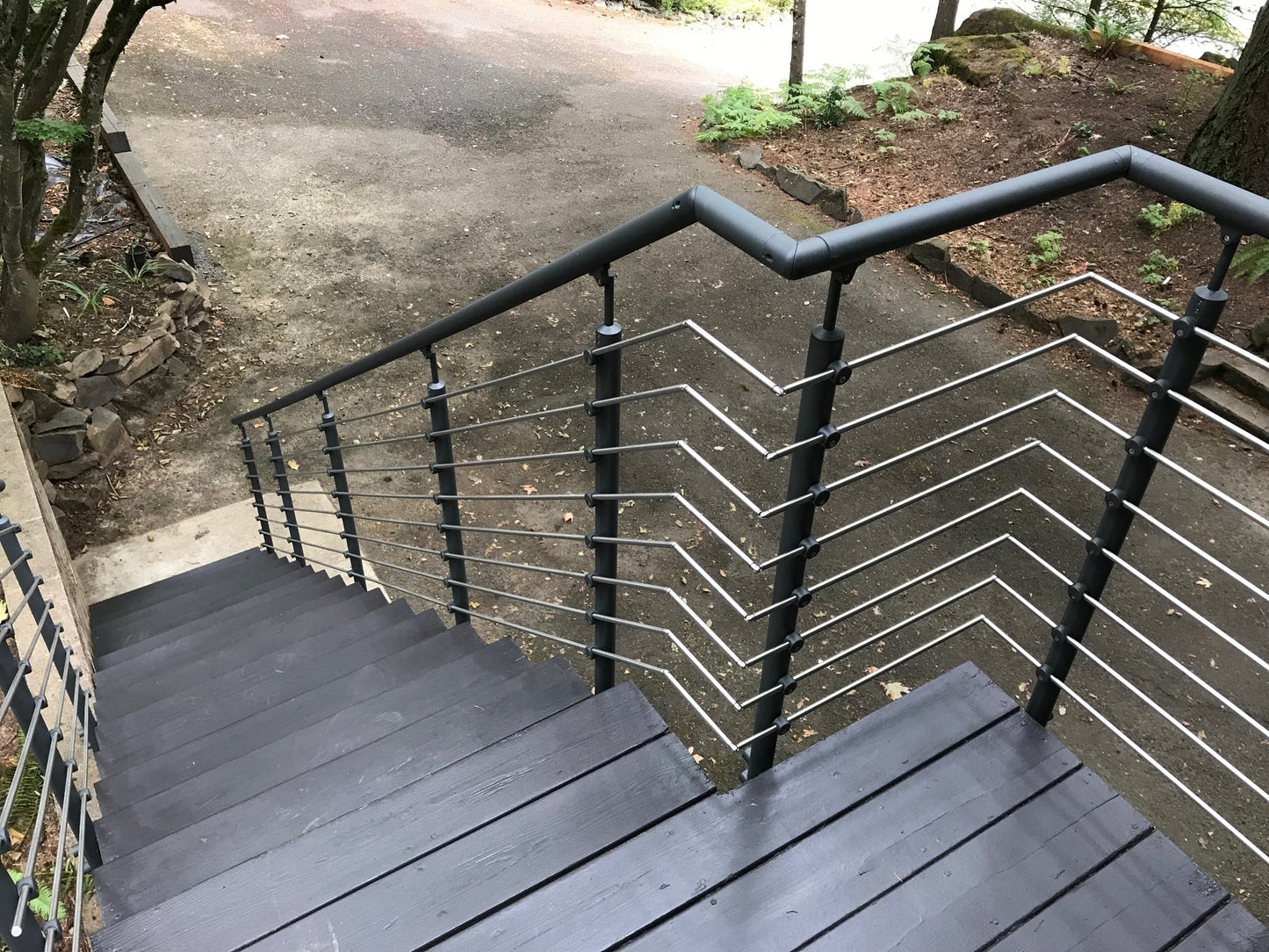 DOLLE 4-1/4-in x 36-in Prova Anthracite Aluminum Round Deck Baluster