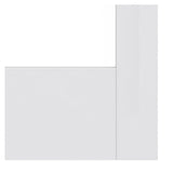 36 in. x 80 in. MODA Primed PMC1044 Solid Core Wood Interior Door Slab w/Clear Glass