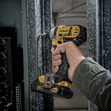 DEWALT 20-Volt MAX Variable Speed Cordless Impact Driver Kit with 2 Batteries, Charger & Bag