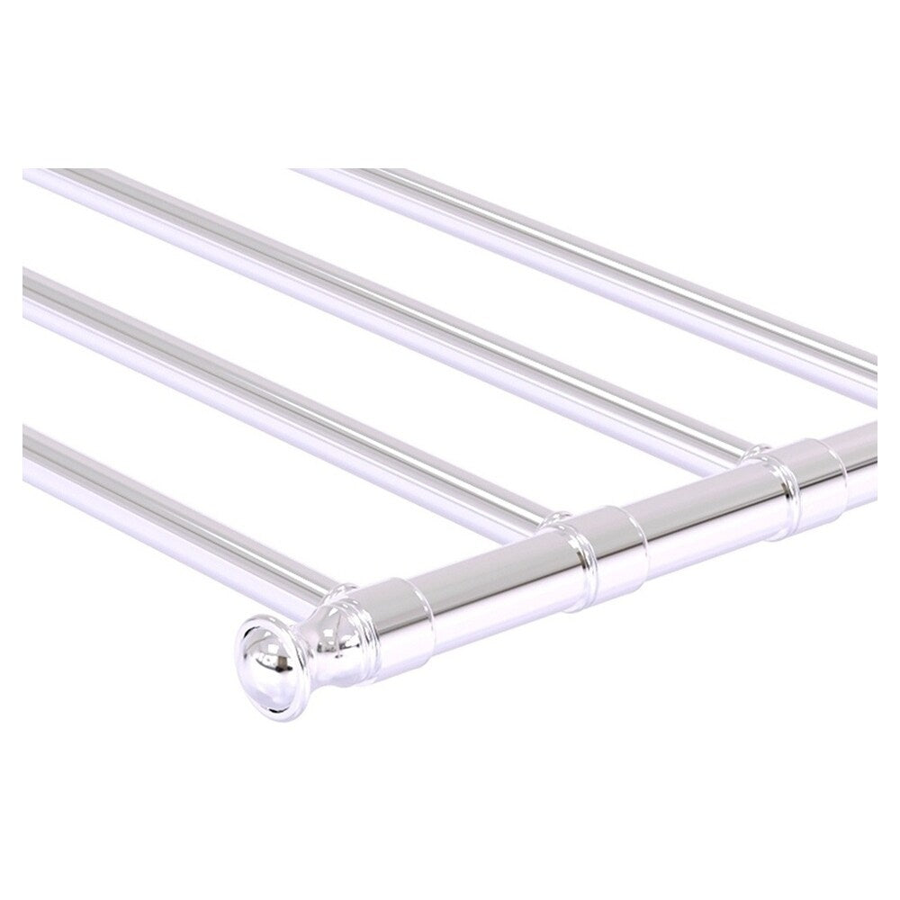 Allied Brass Carolina Collection 30-in Towel Shelf in Polished Chrome