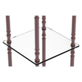 Allied Brass Antique Copper 3-Shelf Étagère, 14-in W x 38-in H x 14-in D