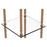 Allied Brass Three Tier Étagère with 14-in x 14-in Shelves in Brushed Bronze