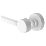 Allied Brass Foxtrot Matte White Wall Mount Single Post Toilet Paper Holder