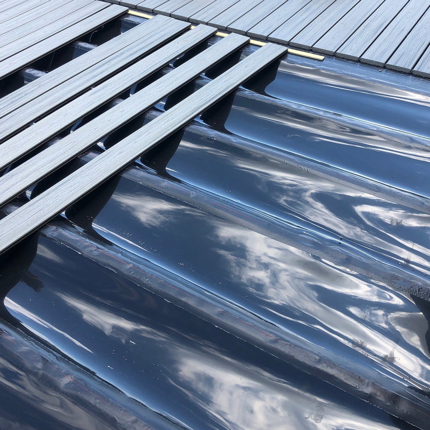 Trex RainEscape 12-ft x 20-in Black Under Deck Ceiling Trough