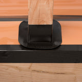 Trex RainEscape Black Under Deck Ceiling Post Flashing