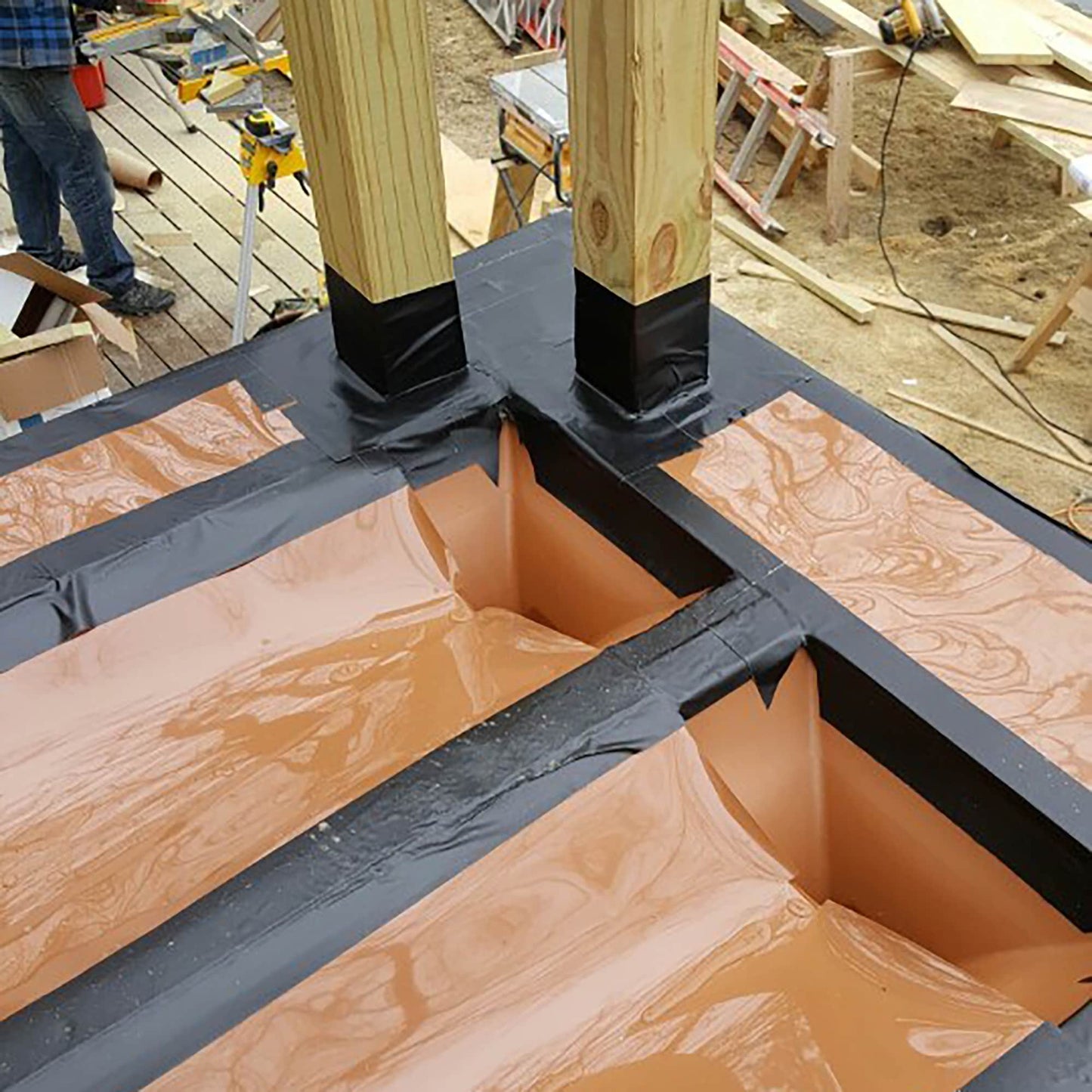 Trex RainEscape 12-ft Brown Under Deck Ceiling Trough
