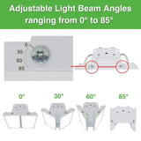 Commercial Electric 15 in.  19000 Lumens 138-Watts Adjustable Beam Multiple CCT & Lumens Integrated LED High Bay Light 120-277V Dimmable