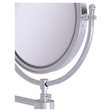 Allied Brass Soho 8-in x 15-in Satin Chrome Double-Sided Magnifying Wall-Mounted Vanity Mirror