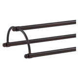 Allied Brass Free Standing Double Arm Towel Holder in Venetian Bronze, 31 in Width