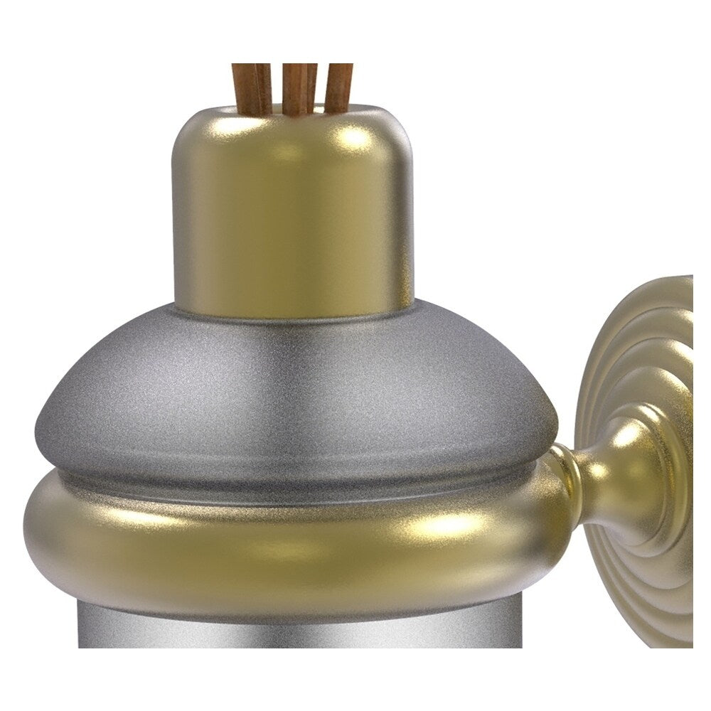 Allied Brass Waverly Place Satin Brass Wall-Mounted Reed Diffuser Holder, 2-Piece Set