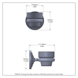 Allied Brass Prestige Que New Brushed Bronze Brass Bath Accessory Set