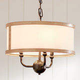 Kichler Heddle 3-Light Gray Farmhouse Chandelier