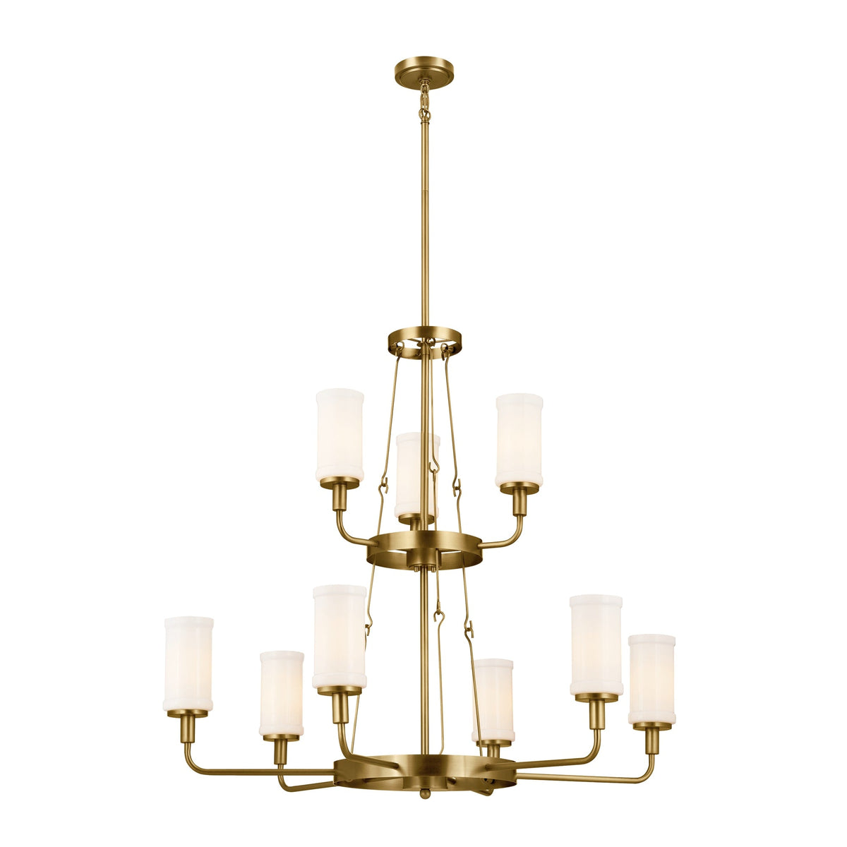 Kichler Vetivene 9-Light Gold French Country/Cottage Chandelier