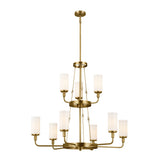Kichler Vetivene 9-Light Gold French Country/Cottage Chandelier