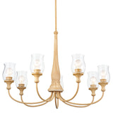 Kichler Melis 7-Light Brown Farmhouse Chandelier