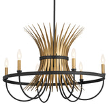 Kichler Baile 6-Light Black Farmhouse Chandelier