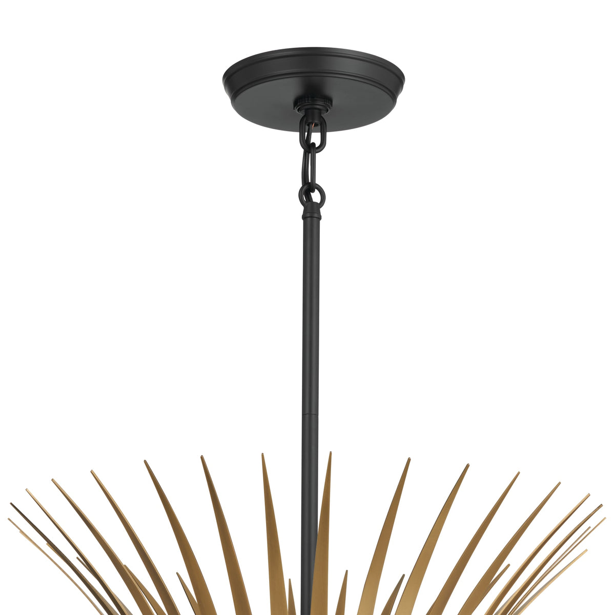 Kichler Baile 6-Light Black Farmhouse Chandelier