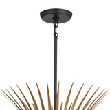 Kichler Baile 6-Light Black Farmhouse Chandelier