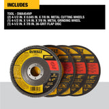 DEWALT 4-Pack Zirconia 4.5-in Grinding Wheel