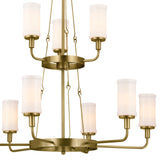 Kichler Vetivene 9-Light Gold French Country/Cottage Chandelier