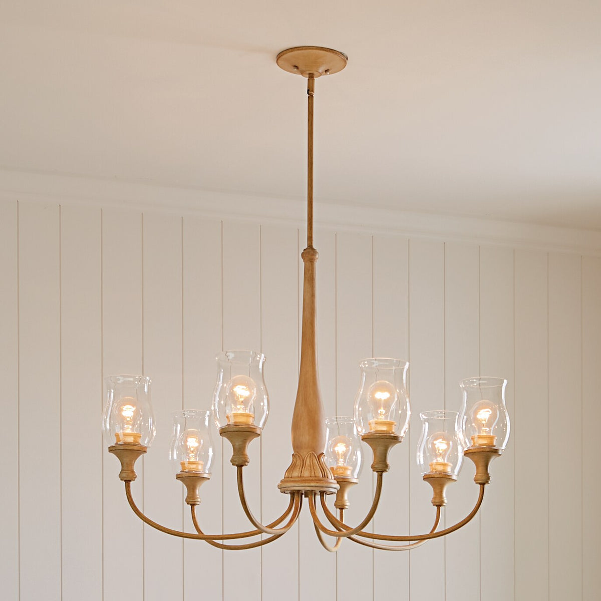 Kichler Melis 7-Light Brown Farmhouse Chandelier