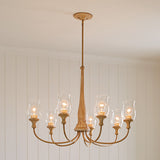 Kichler Melis 7-Light Brown Farmhouse Chandelier