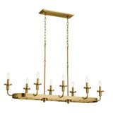 Kichler Vetivene 8-Light Gold French Country/Cottage Chandelier