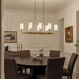 Kichler Vetivene 8-Light Gold French Country/Cottage Chandelier
