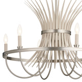 Kichler Baile 6-Light Brushed Nickel Farmhouse Chandelier