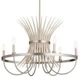 Kichler Baile 6-Light Brushed Nickel Farmhouse Chandelier
