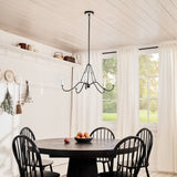 Kichler Freesia 5-Light Gray Farmhouse Chandelier