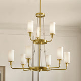Kichler Vetivene 9-Light Gold French Country/Cottage Chandelier