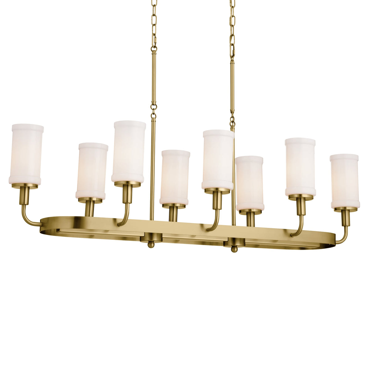 Kichler Vetivene 8-Light Gold French Country/Cottage Chandelier